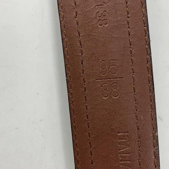 Fossil Men's‎ Italian Full Grain Cowhide Vintage Leather Belt Size 38 - Picture 7 of 10